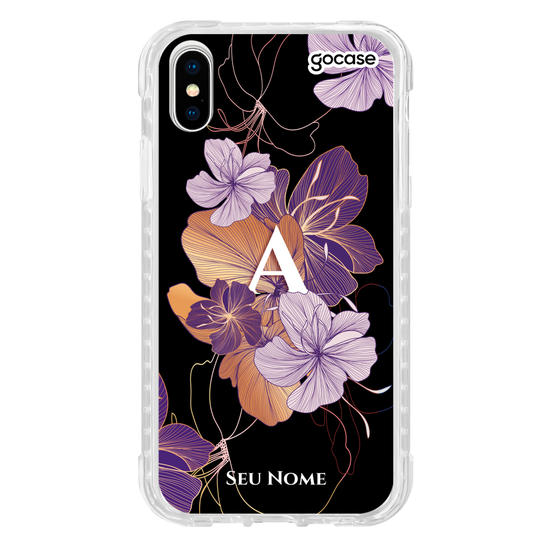 Capinha para celular Inicial Linhas Florais