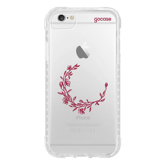 Capinha para celular  Inicial Ramo Minimalista