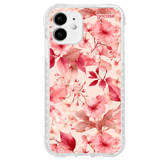 Capinha para celular  Inicial Rosê Flowers