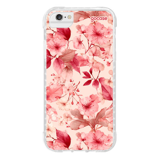 Capinha para celular  Inicial Rosê Flowers