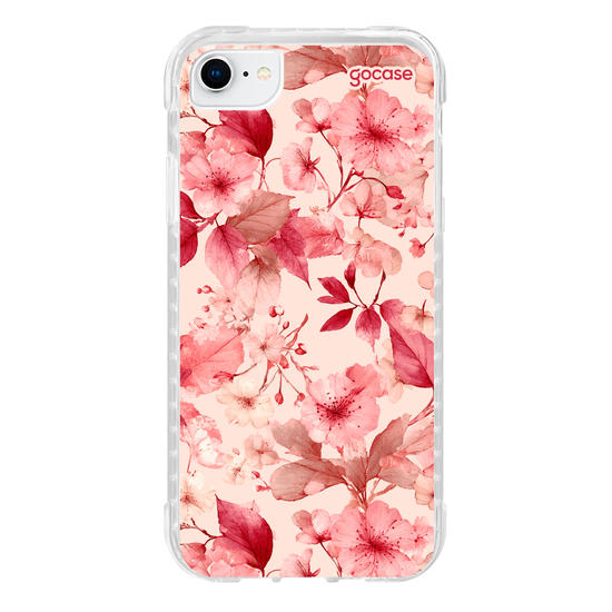 Capinha para celular  Inicial Rosê Flowers