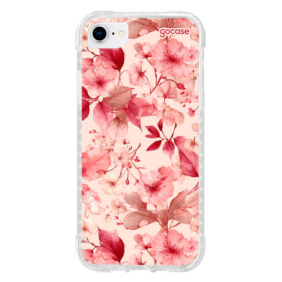 Capinha para celular  Inicial Rosê Flowers