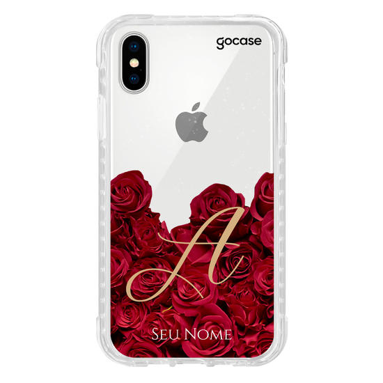 Capinha para celular Inicial Rose Garden
