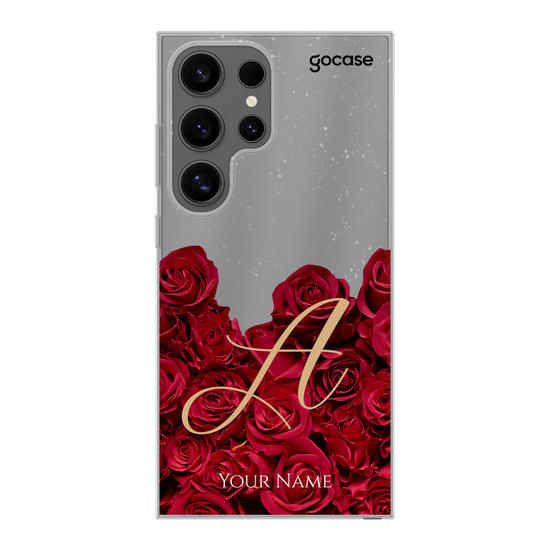 Initial Rose Garden Phone Case