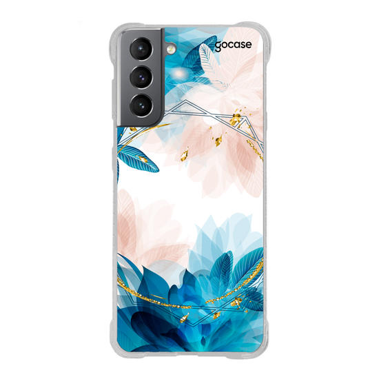 Capinha para celular Initial Glam Flower