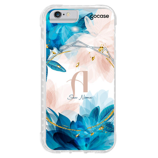 Capinha para celular Initial Glam Flower