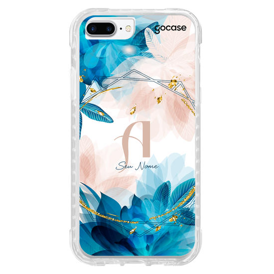 Capinha para celular Initial Glam Flower