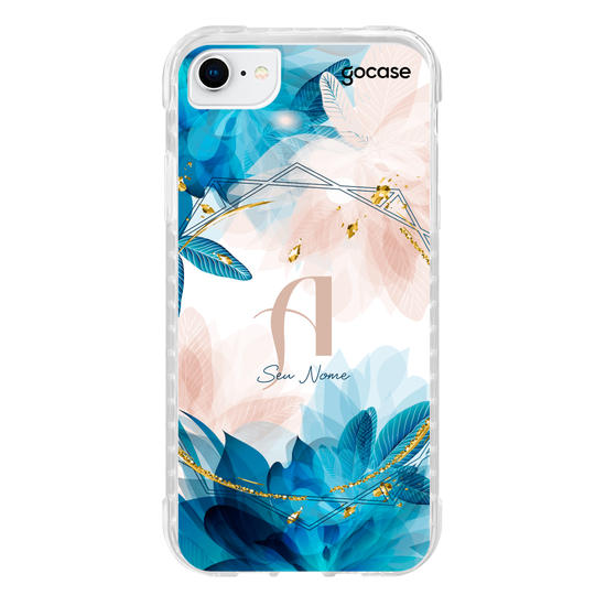 Capinha para celular Initial Glam Flower