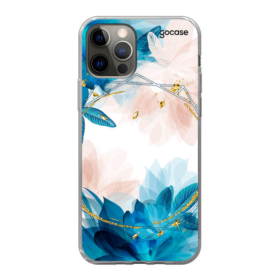 Initial Glam Flower Phone Case