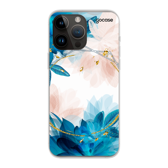 Initial Glam Flower Phone Case