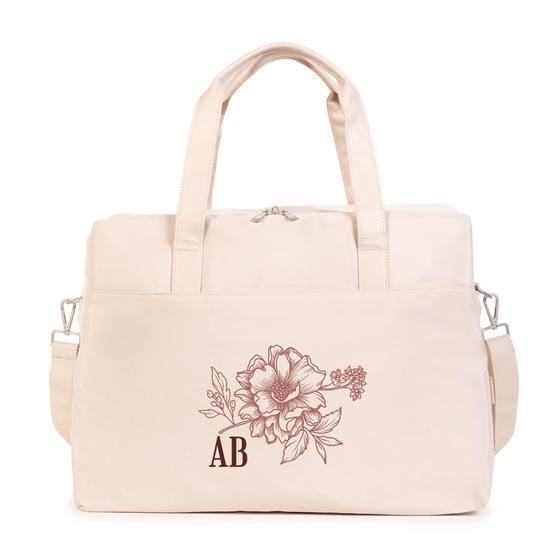 Bolsa Voyage - Initials Max Flower
