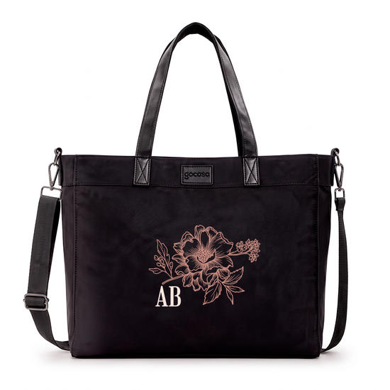 Tote Daily - Initials Max Flower