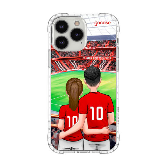 Capinha para celular Internacional - Casal Colorado