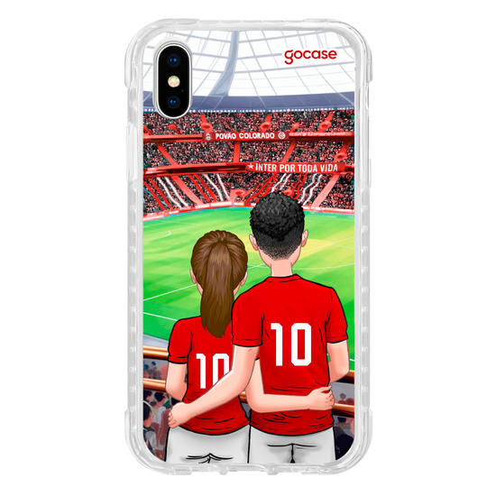 Capinha para celular Internacional - Casal Colorado