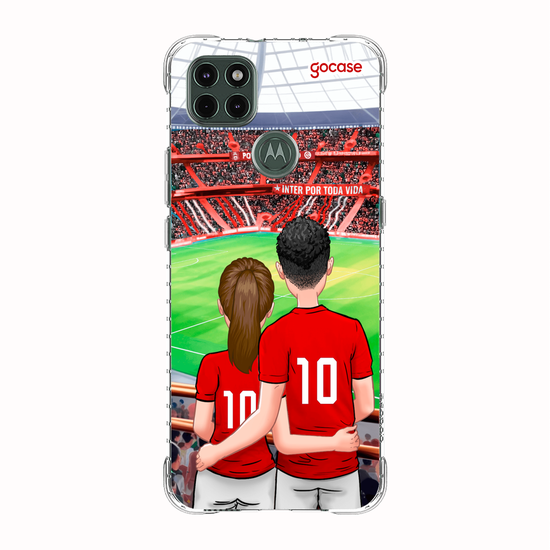 Capinha para celular Internacional - Casal Colorado
