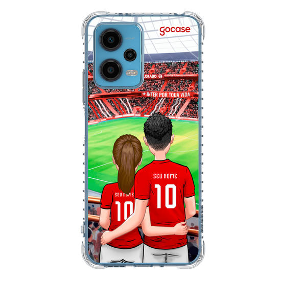 Capinha para celular Internacional - Casal Colorado