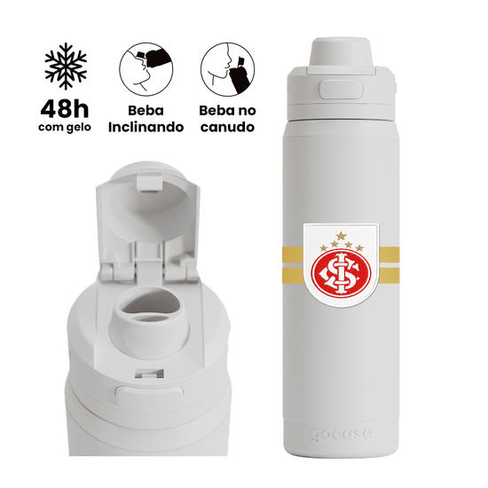 Garrafa Térmica Flip Pro - Internacional - Uniforme 2 2026 - Escudo