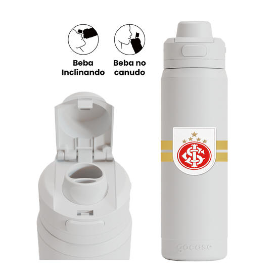 Garrafa Térmica Flip Pro + Ebook - Internacional - Uniforme 2 2026 - Escudo