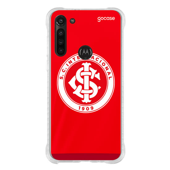 Capinha para celular Internacional - Uniforme 1 2023 Escudo