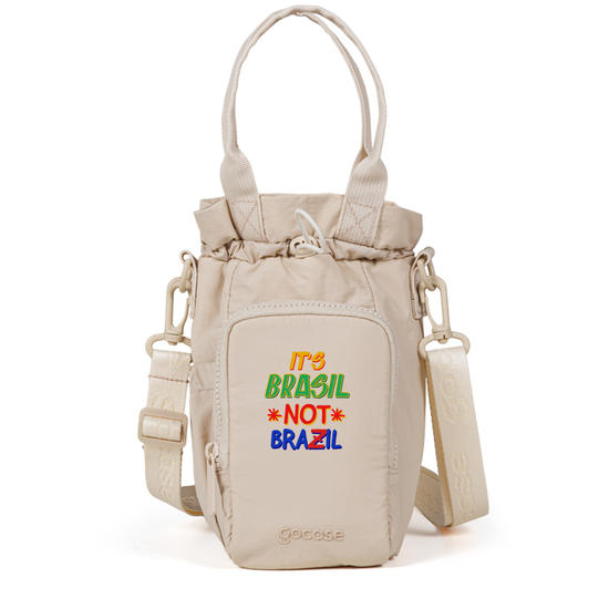Bolsa de Garrafa Puffer - It's Brasil Not Brazil