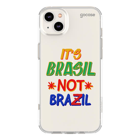 Capinha para celular  It's Brasil Not Brazil