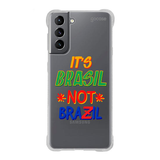 Capinha para celular  It's Brasil Not Brazil