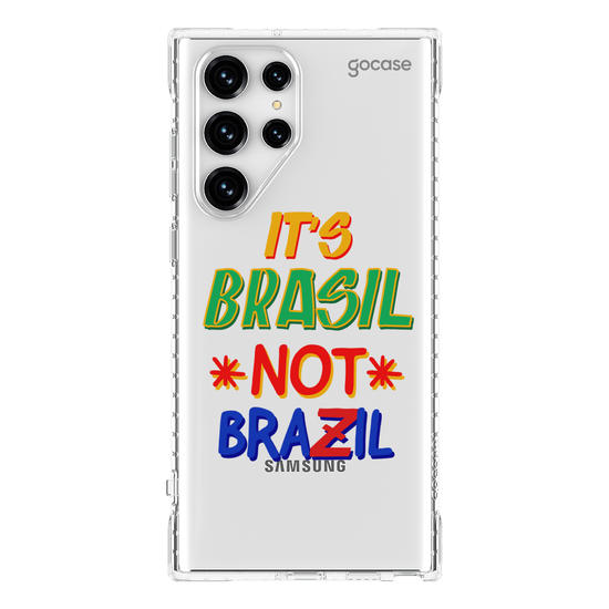 Capinha para celular  It's Brasil Not Brazil