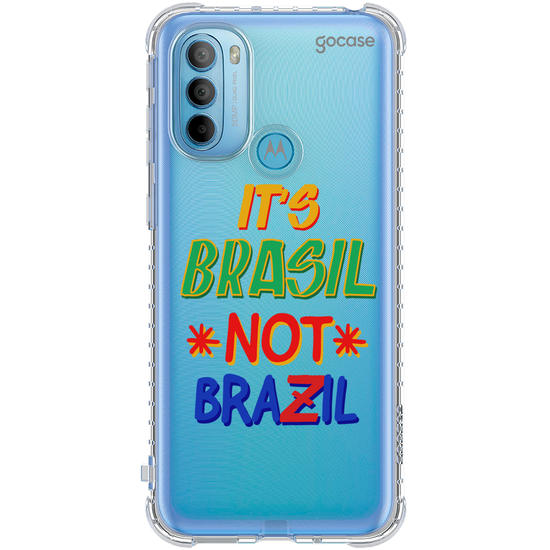 Capinha para celular  It's Brasil Not Brazil
