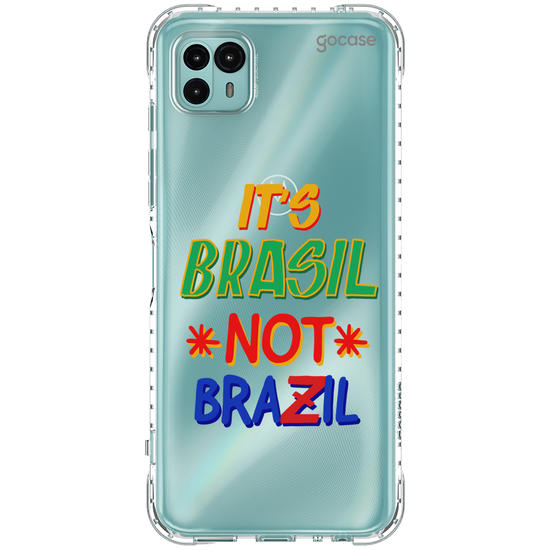 Capinha para celular  It's Brasil Not Brazil