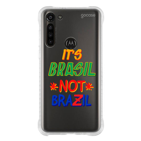 Capinha para celular  It's Brasil Not Brazil