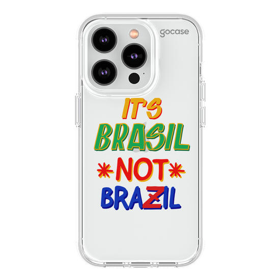 Capinha para celular  It's Brasil Not Brazil