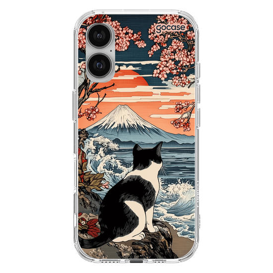 Capinha para celular  Japan Cat