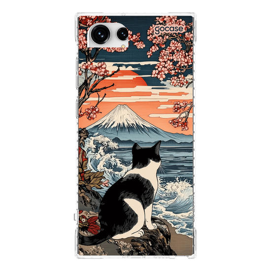 Capinha para celular  Japan Cat