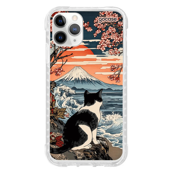 Capinha para celular  Japan Cat