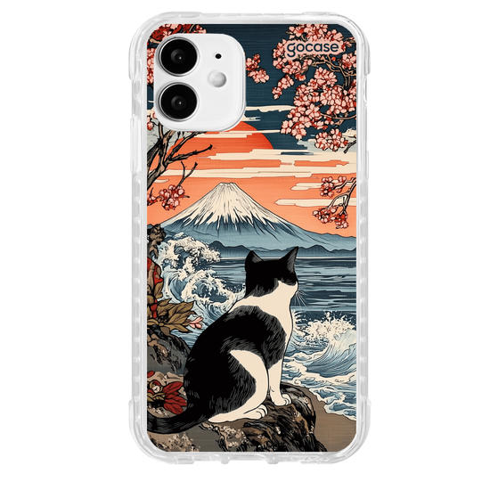 Capinha para celular  Japan Cat