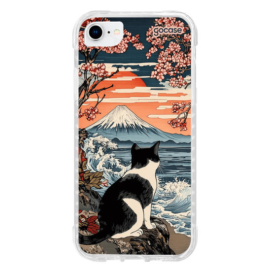 Capinha para celular  Japan Cat