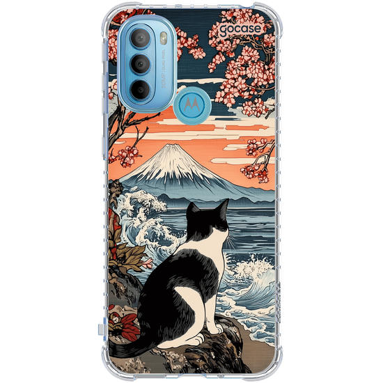 Capinha para celular  Japan Cat