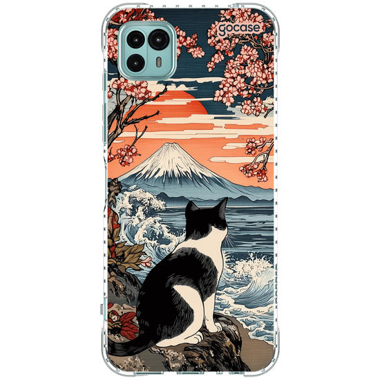 Capinha para celular  Japan Cat