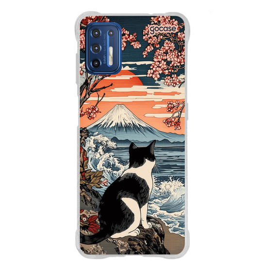 Capinha para celular  Japan Cat