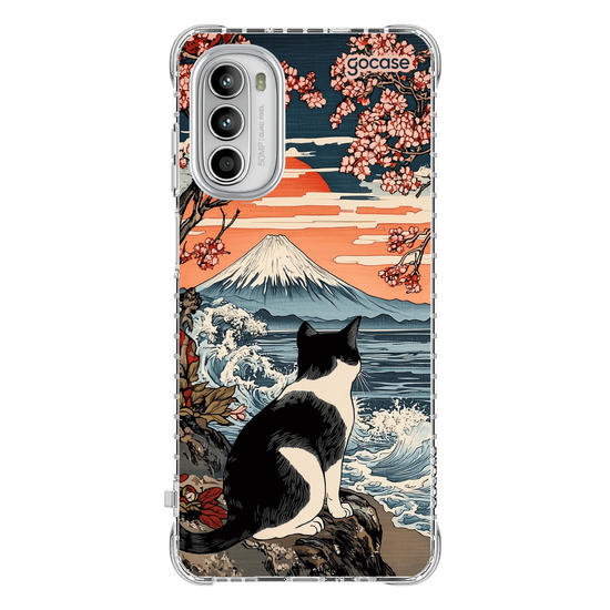Capinha para celular  Japan Cat