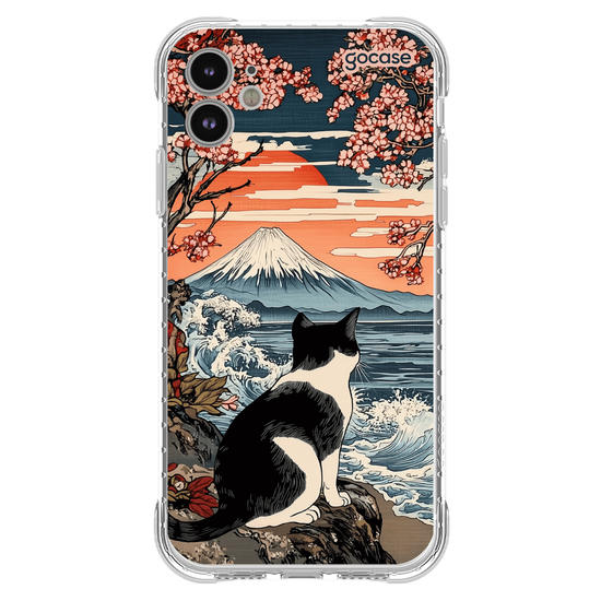 Capinha para celular  Japan Cat