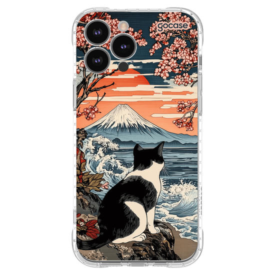 Capinha para celular  Japan Cat