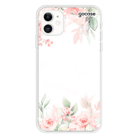 Jardim Aquarela - Inicial Glitter Phone Case