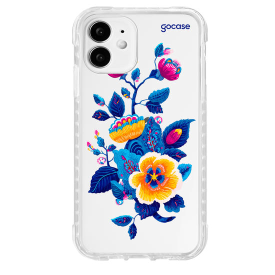 Capinha para celular  Jardim Bordado