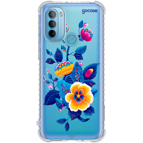 Capinha para celular  Jardim Bordado