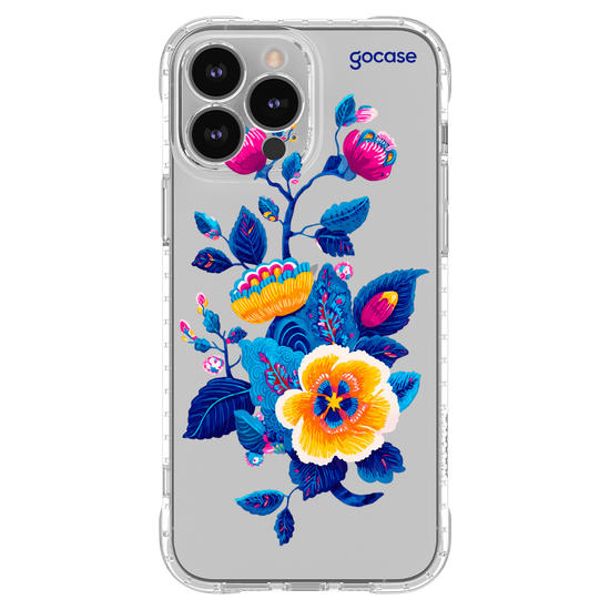 Capinha para celular  Jardim Bordado