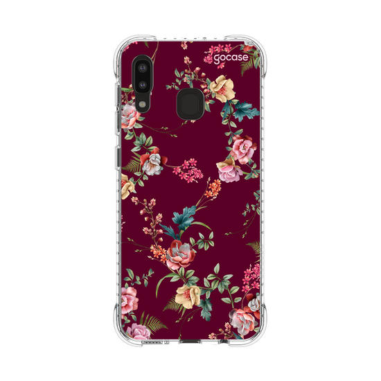 Capinha para celular  Jardim Bordô