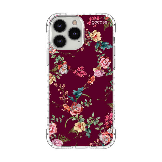 Capinha para celular  Jardim Bordô