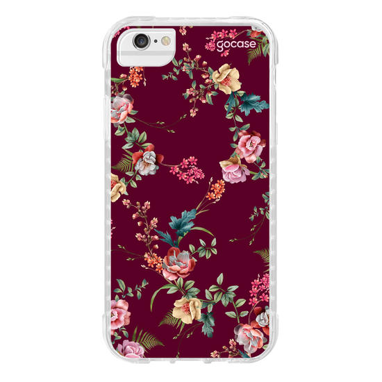Capinha para celular  Jardim Bordô