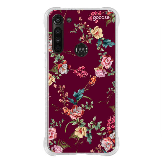 Capinha para celular  Jardim Bordô